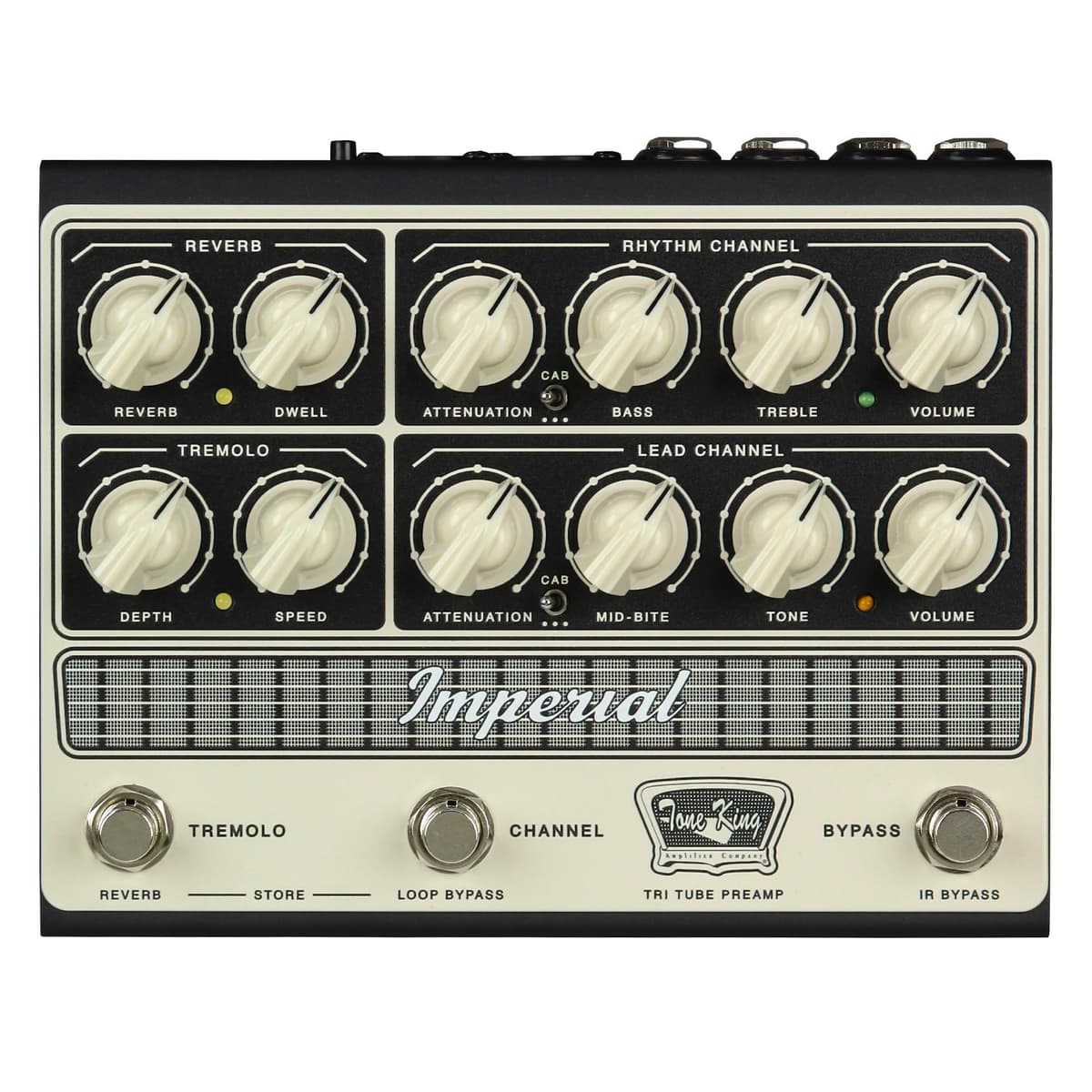 Pedal Preamp de Válvulas Tone King Imperial con IR y MIDI IMPERIAL PREAMP PEDL