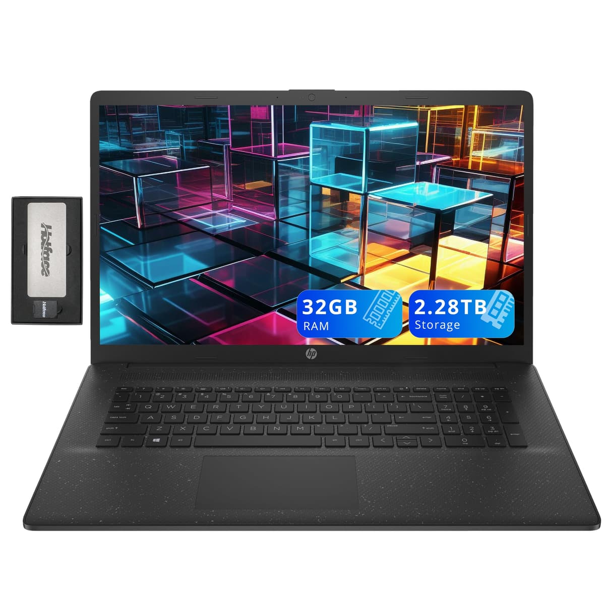 HP 17.3" HD+ Business Laptop Intel i7-1255U 32GB RAM 2.28TB SSD + Docking Set Windows 11