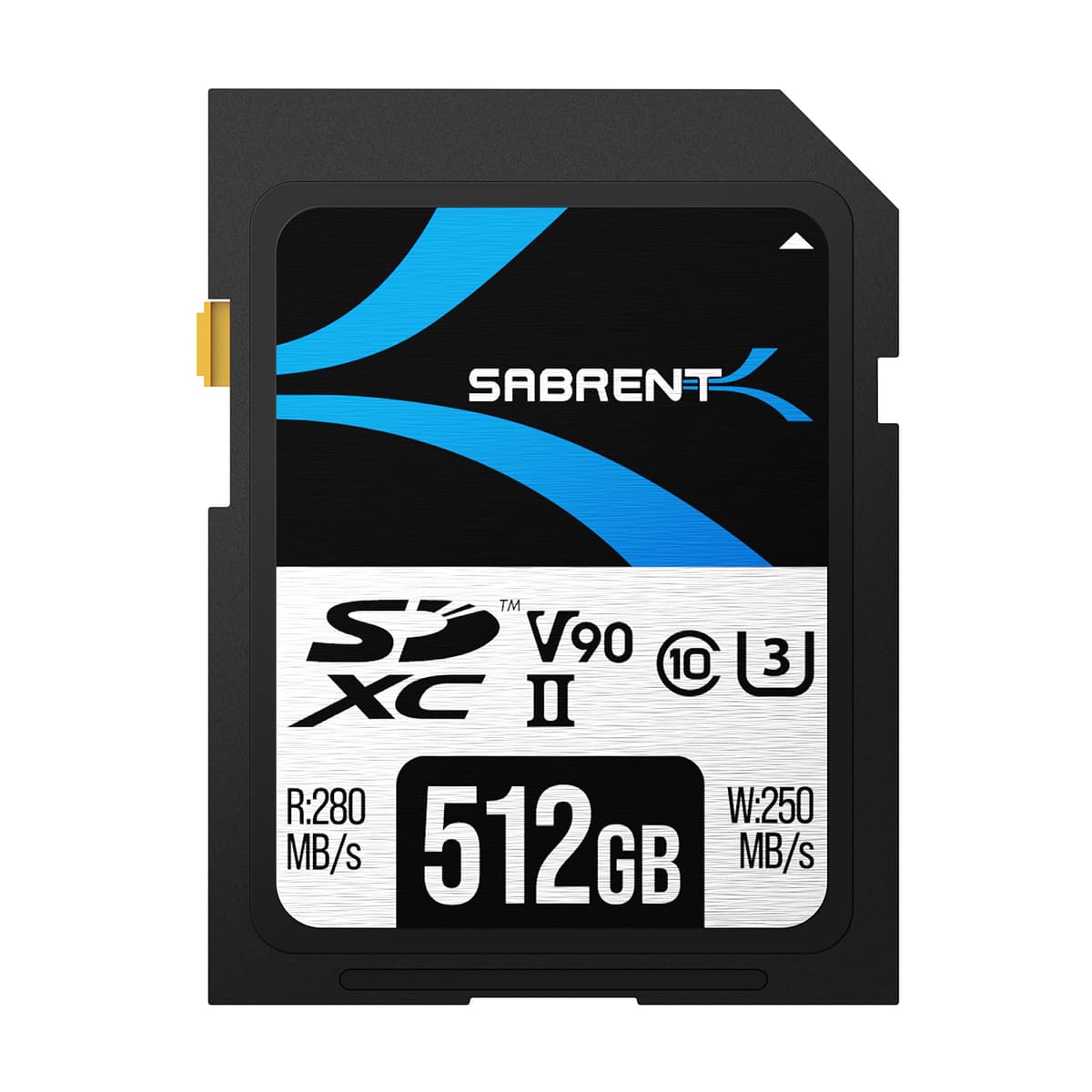 SABRENT Rocket v90 512GB Tarjeta de Memoria SD UHS-II R280MB/s W250MB/s (SD-TL90-512GB)