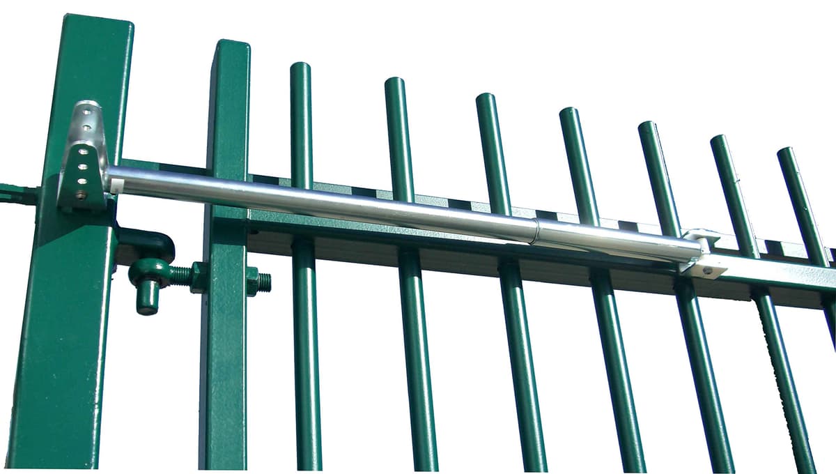 Cerrador de portón Lockey TB450B, hidráulico y gas nitrógeno ajustable, hasta 175 lb