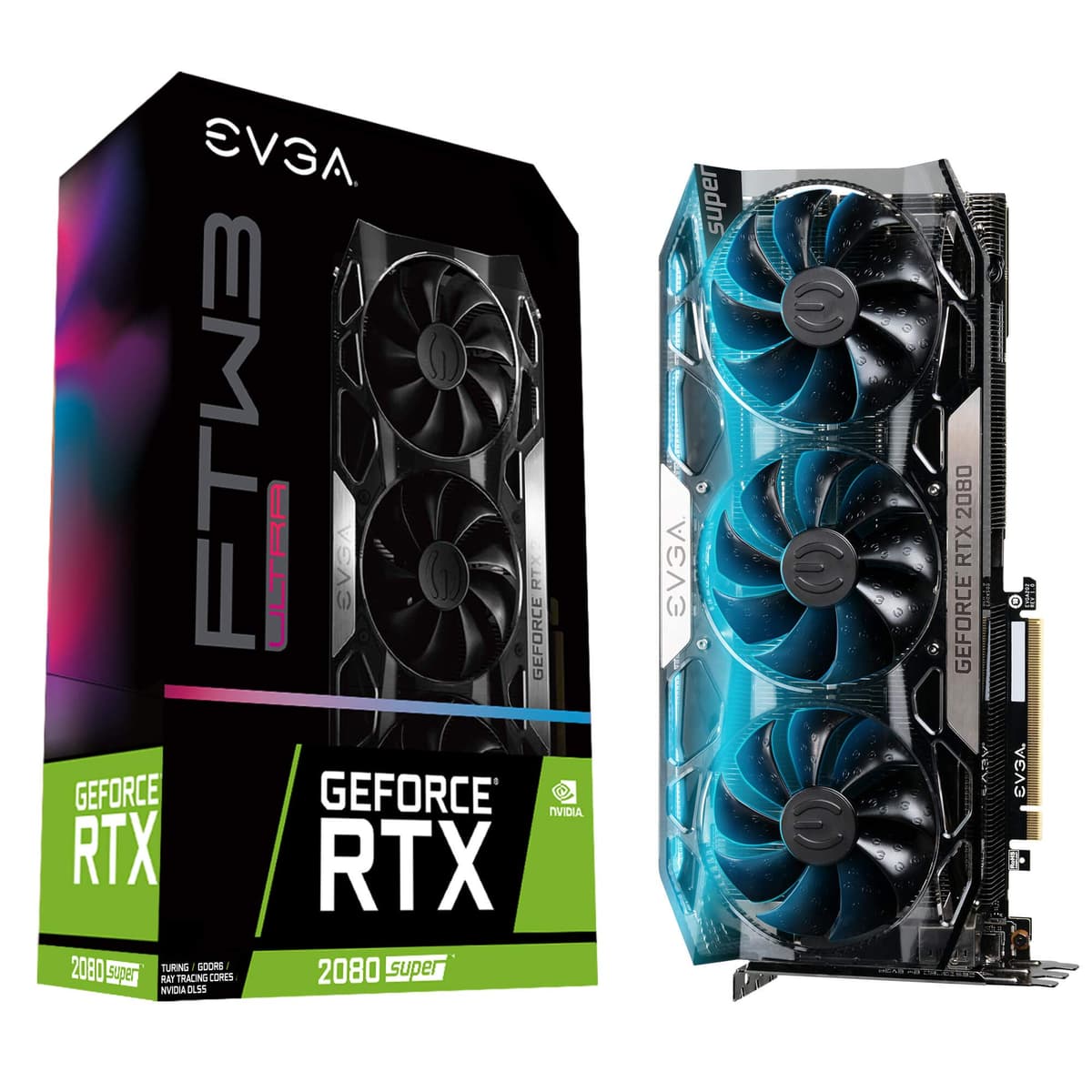 EVGA GeForce RTX 2080 Super FTW3 Ultra 08G-P4-3287-KR, 8GB GDDR6, iCX2, RGB