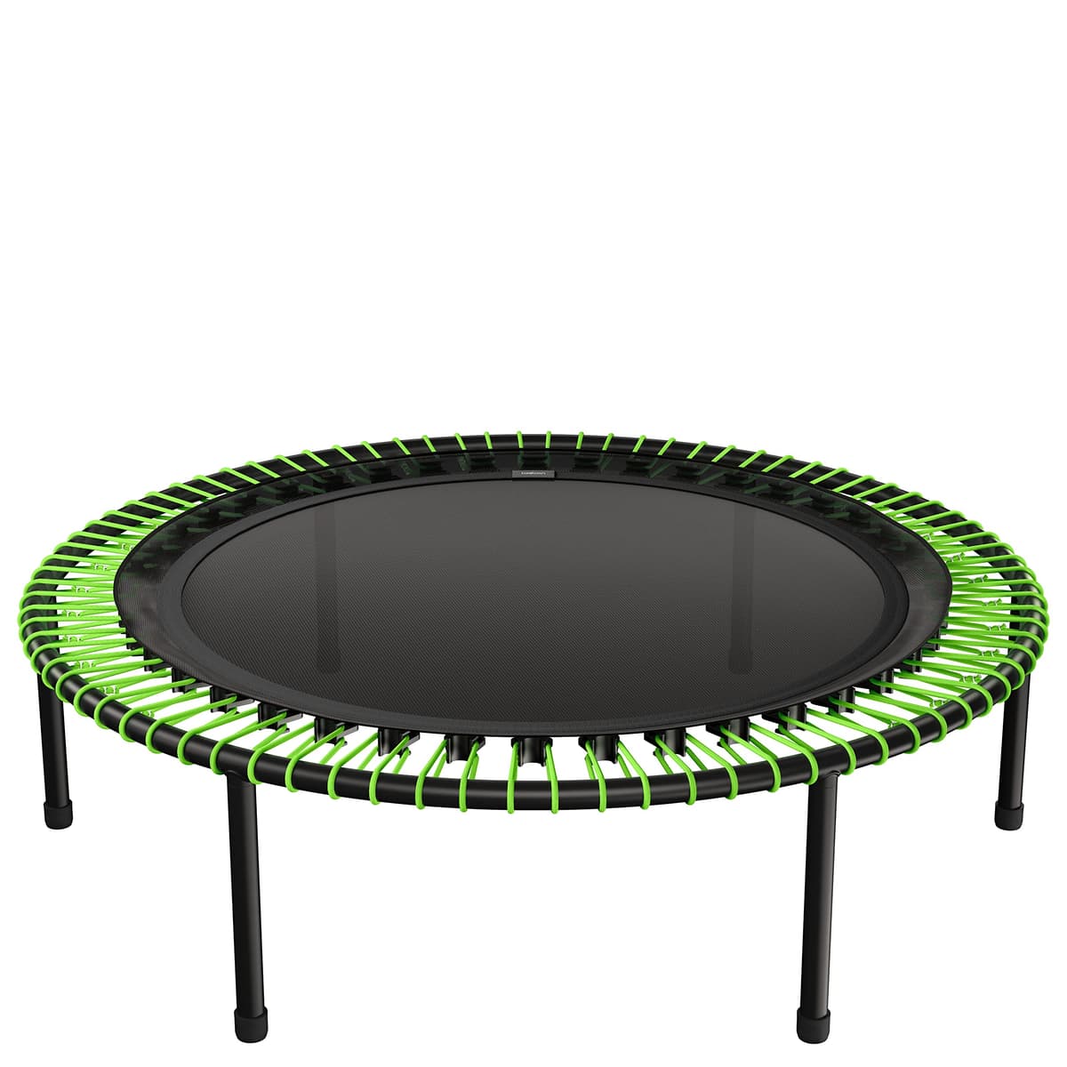 bellicon trampolín fitness 39" verde con patas roscadas y suspensión de bungee (hasta 330 lbs)