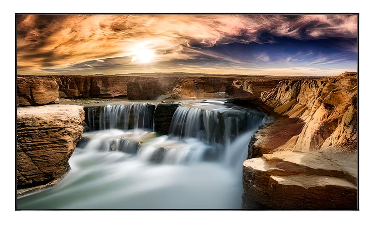 Generic Pantalla ALR 92" 16:9 marco fijo, tecnología Nano Silver Coating, para proyectores estándar 92 inch 16:9