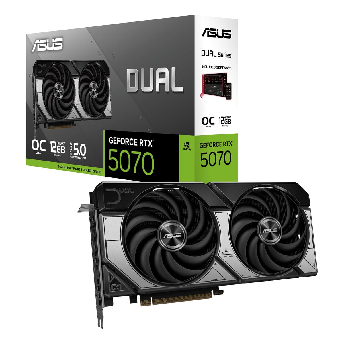 ASUS Dual RTX 5070 O12G Nvidia GeForce RTX 5070 12GB GDDR7 (W129177354)