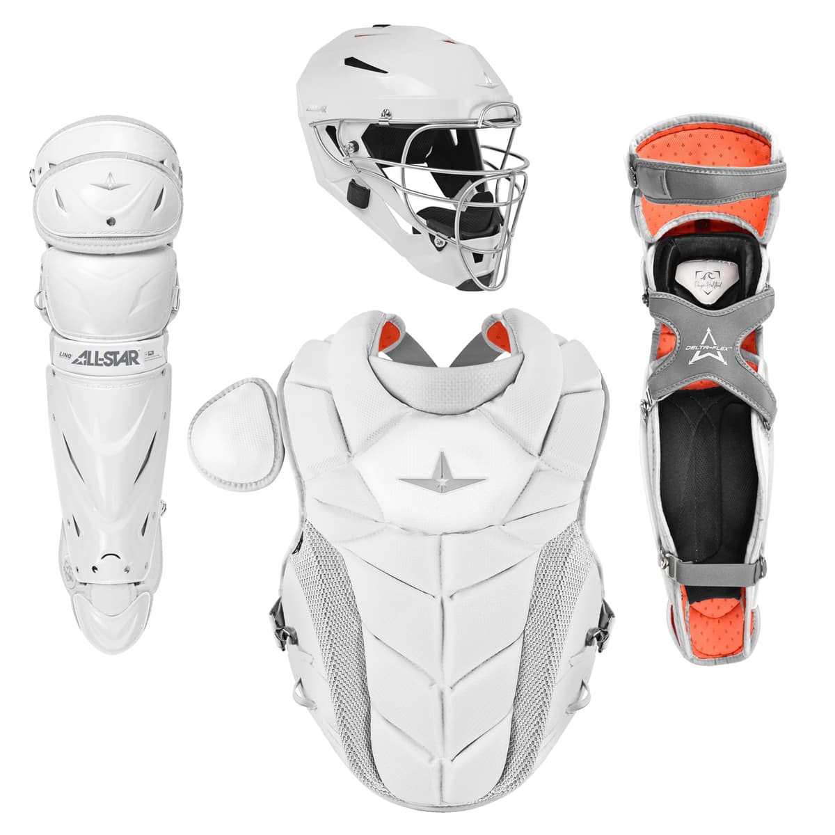 All Star PHX Paige Halstead Set de Catcher Large White/Royal 029343068072