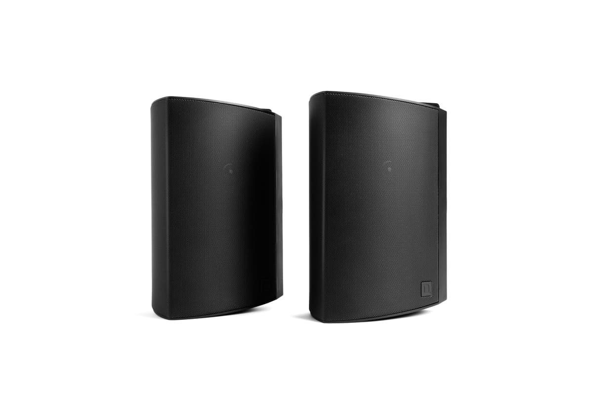 Definitive Technology Dymension AW-550 Altavoz Exterior (Negro, Par), Bidireccional de Montaje Superficial, Woofer de 5.25", Tweeter de 1", Radiador Pasivo de Graves de 5" x 8", Altavoces Exteriores Cableados Todo Clima IP66