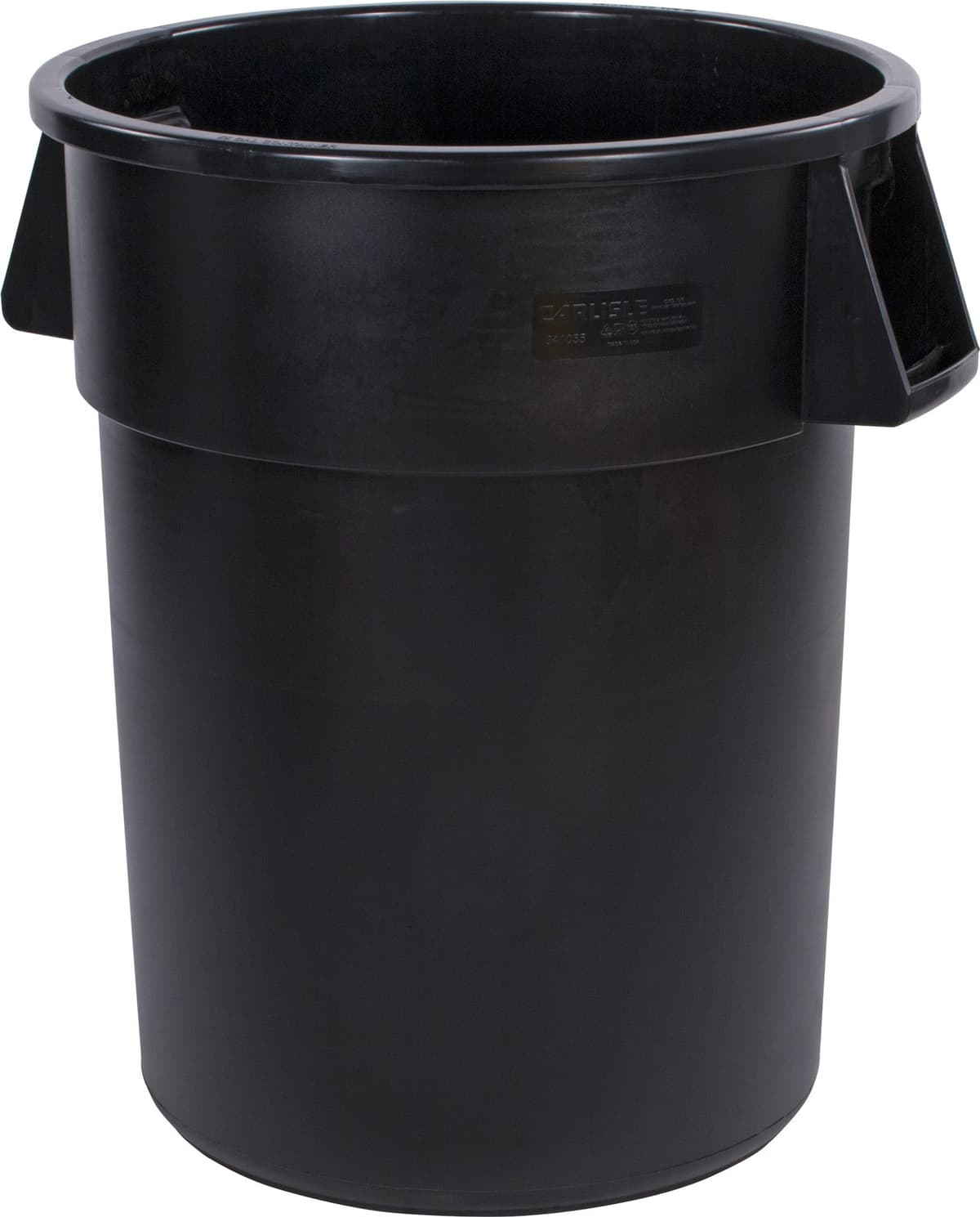 Contenedor Redondo para Desechos Carlisle 55 gal, Negro 34105503