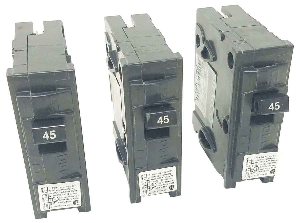 SIEMENS Q145_3PK Interruptor automático (paquete de 3)