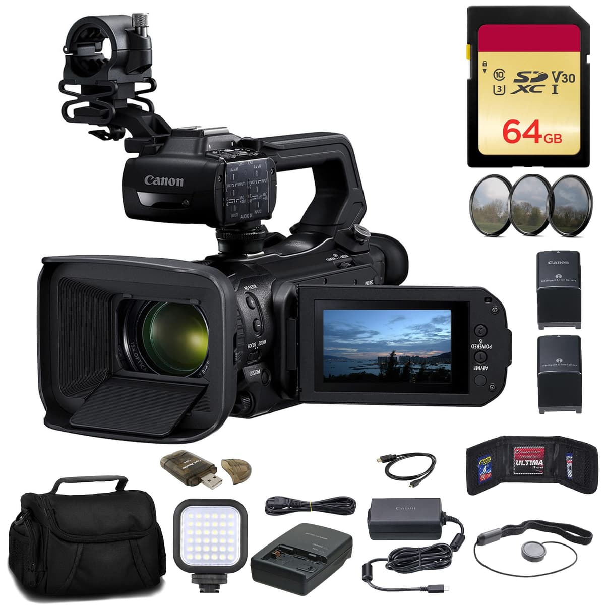 Canon XA75 UHD 4K30 - Camcorder profesional con Dual-Pixel AF + kit (Reacondicionado) 5735C002-EDIRE-1