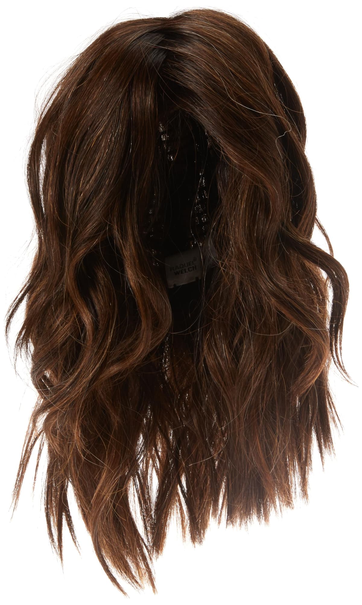 Hair u wear Peluca Raquel Welch Big Spender estilo pageboy a la altura de los hombros con ondas despeinadas - RL8/29SS Hazelnut, talla estándar