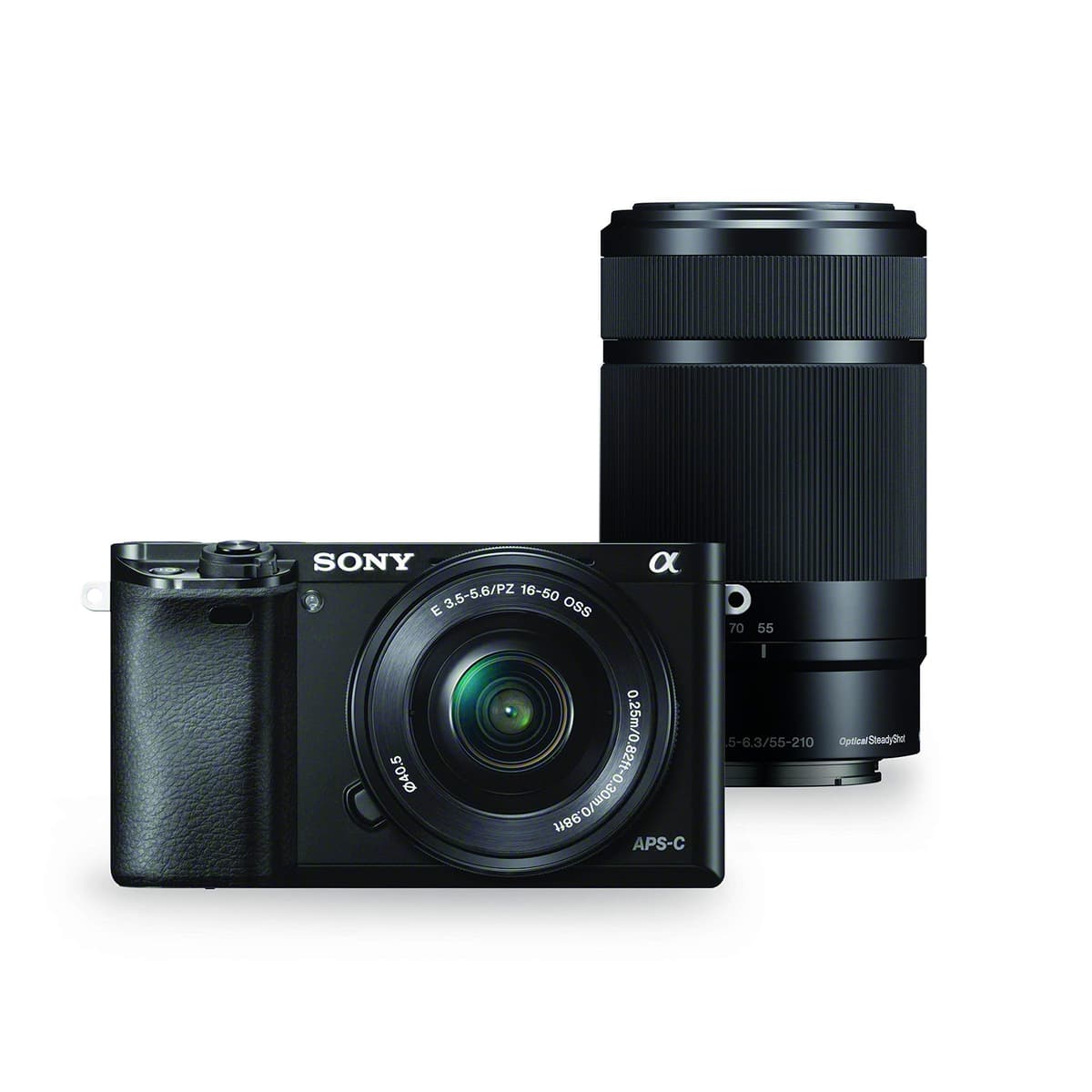 Sony Alpha a6000 con lentes 16-50mm y 55-210mm (Renewed) ILCE6000Y/B