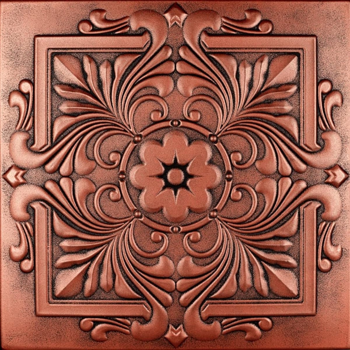 À LA MAISON CEILINGS R14 Paneles Victorian de Espuma para Pegar (Pack 144) Antique Copper R14ac-144