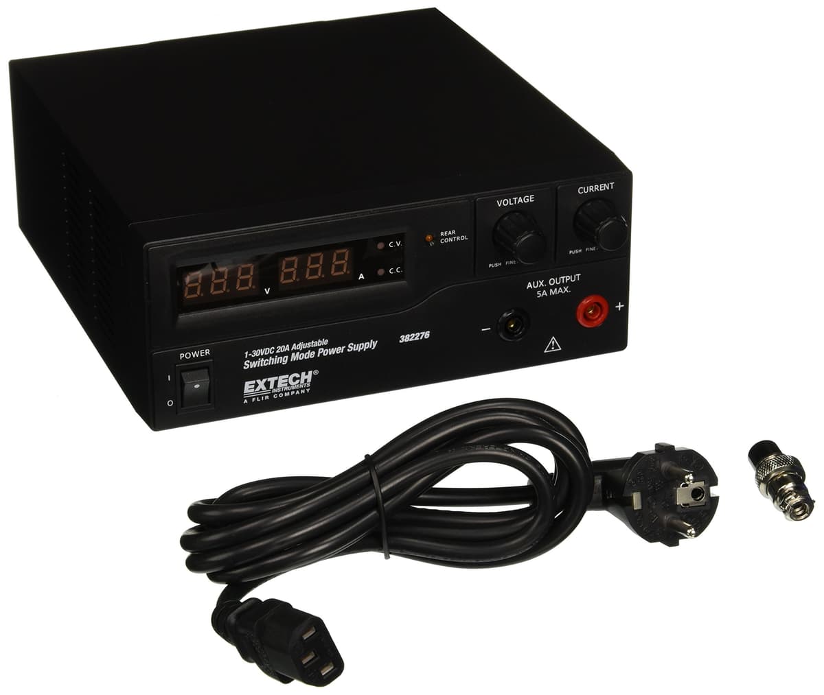 Fuente de alimentación DC conmutada Extech 382276, 0-30V 20A, 600W