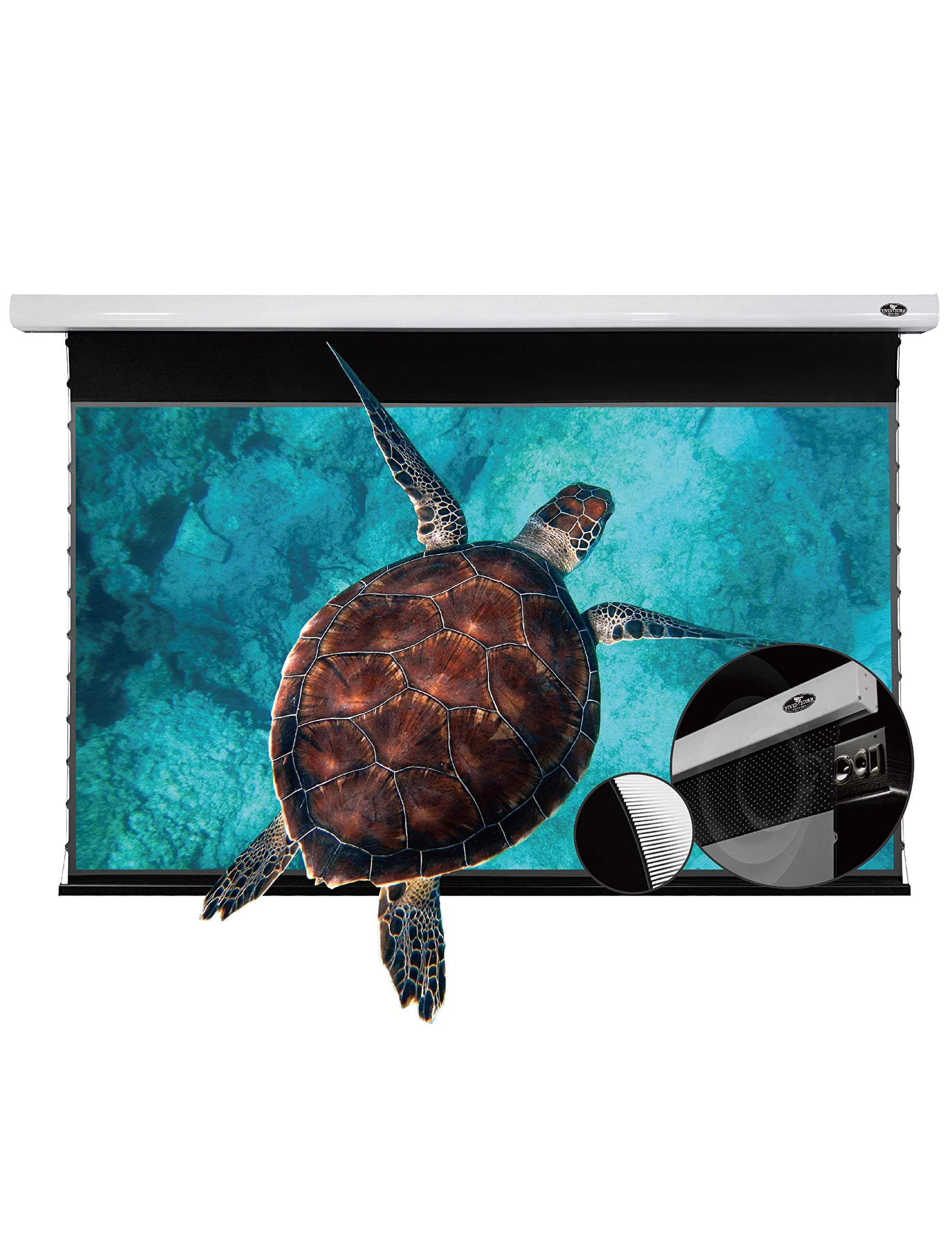 VIVID STORM SINCE 2004 Pantalla motorizada acústica VIVIDSTORM ALR UST 110" 16:9 VMLUST110HP VMSLUST110HP