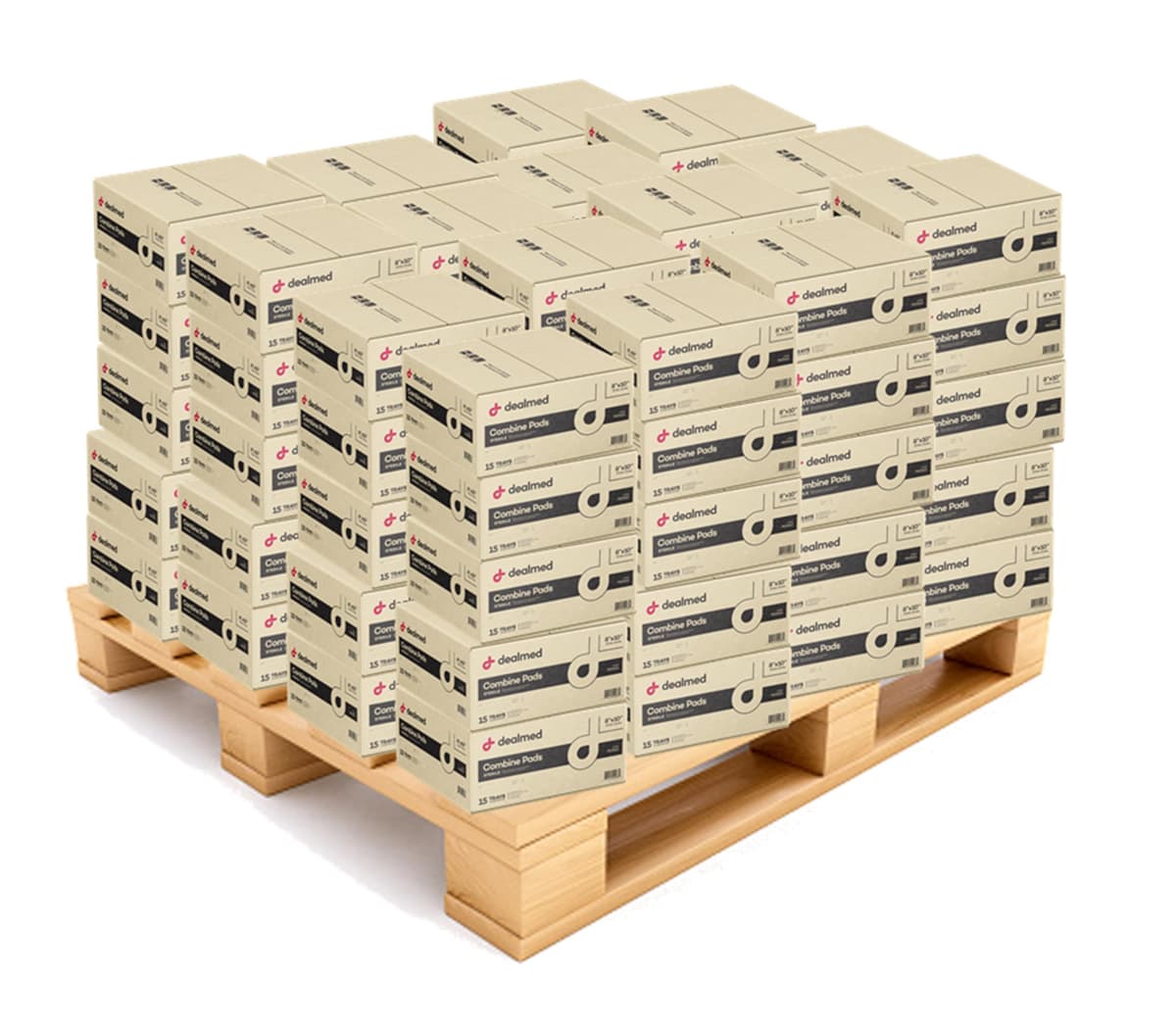 Dealmed Abdominal Combine Pads 8" x 10" Sterile, Individually Wrapped (24/Box; 15/Case; 24/Pallet)