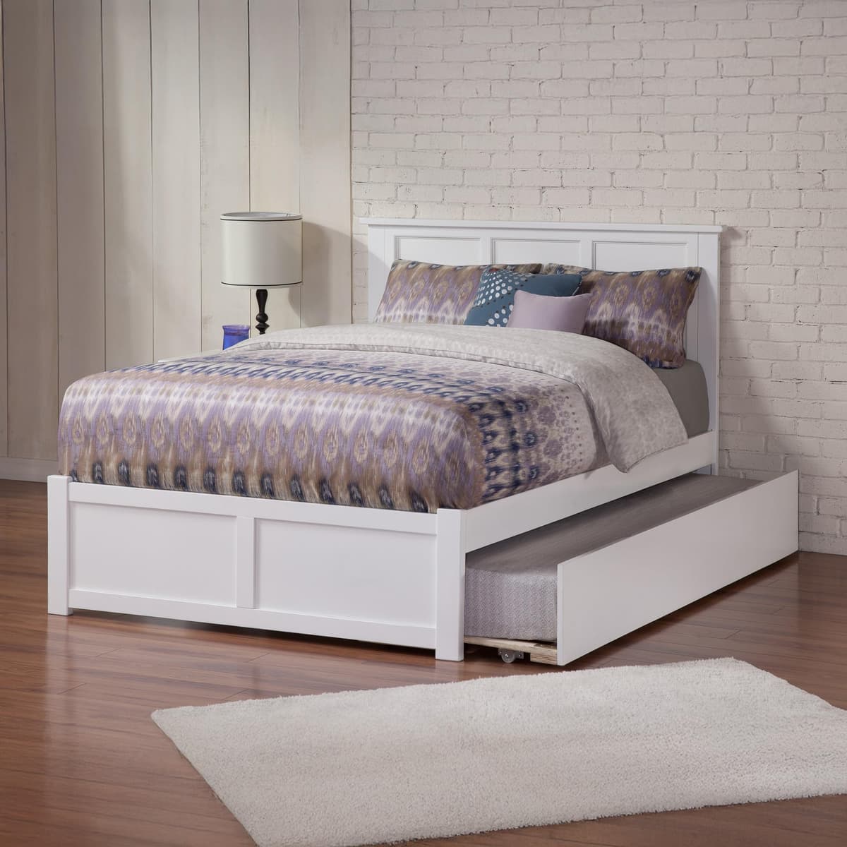 Cama Plataforma AFI Madison con Pie y Cama Nido (Trundle) AR8632012