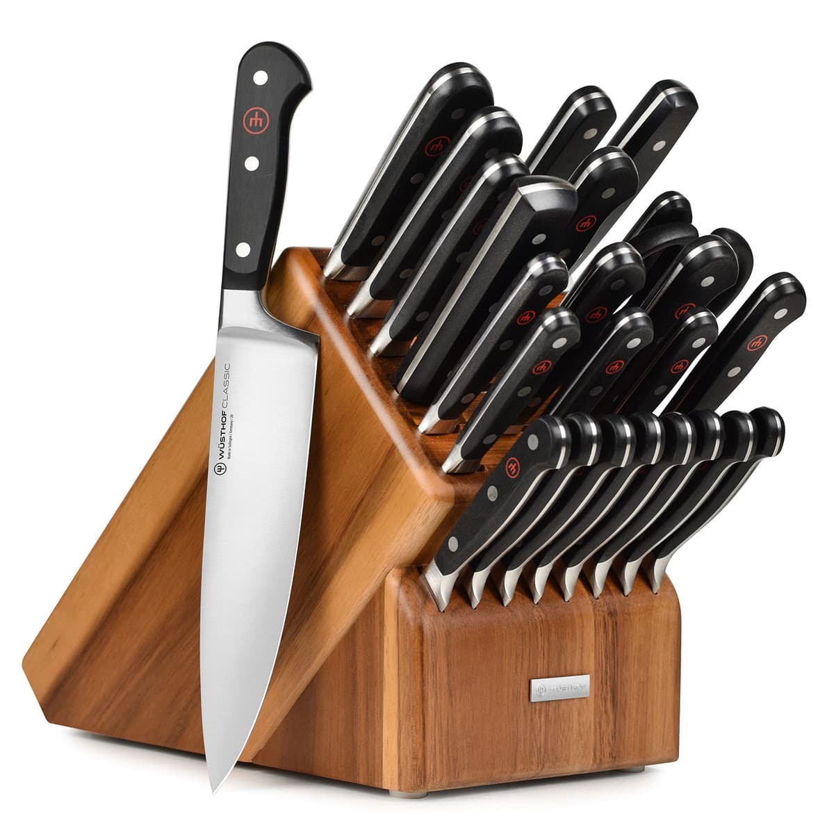 Wüsthof Classic Set de 26 Piezas con Bloque Acacia