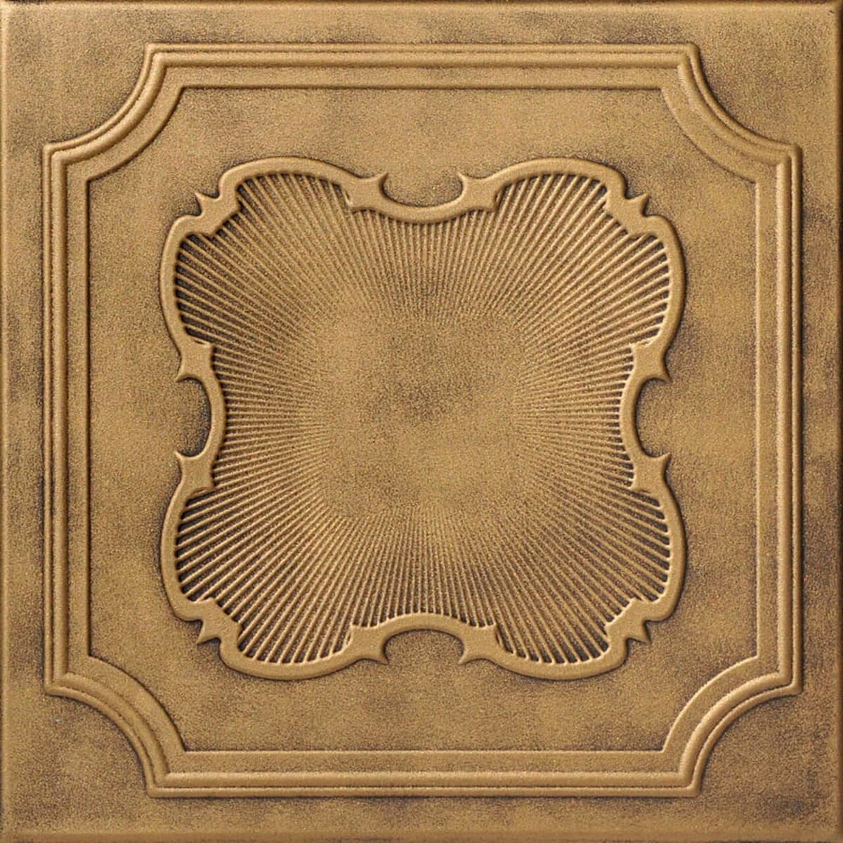 À LA MAISON CEILINGS R74 Coronado Foam Glue-up Ceiling Tile (Pack de 144) - Antique Brass R74ab-144