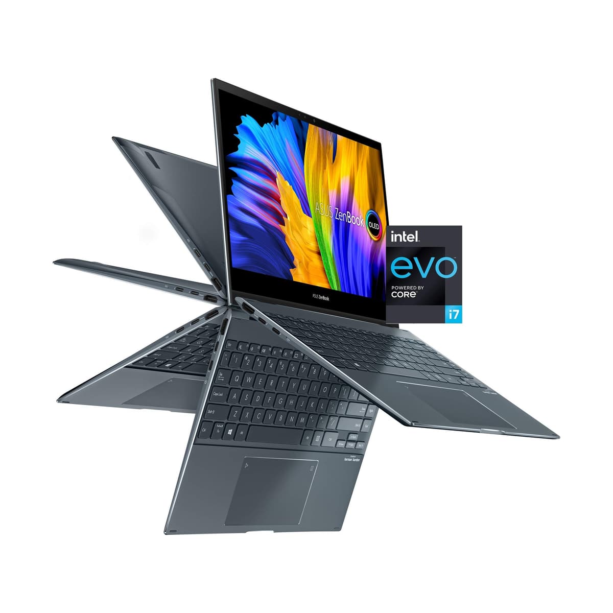 ASUS ZenBook Flip 13 convertible 13.3" OLED táctil, Intel Core i7, 16GB RAM, 512GB SSD, Windows 10 Pro UX363EA-XH71T
