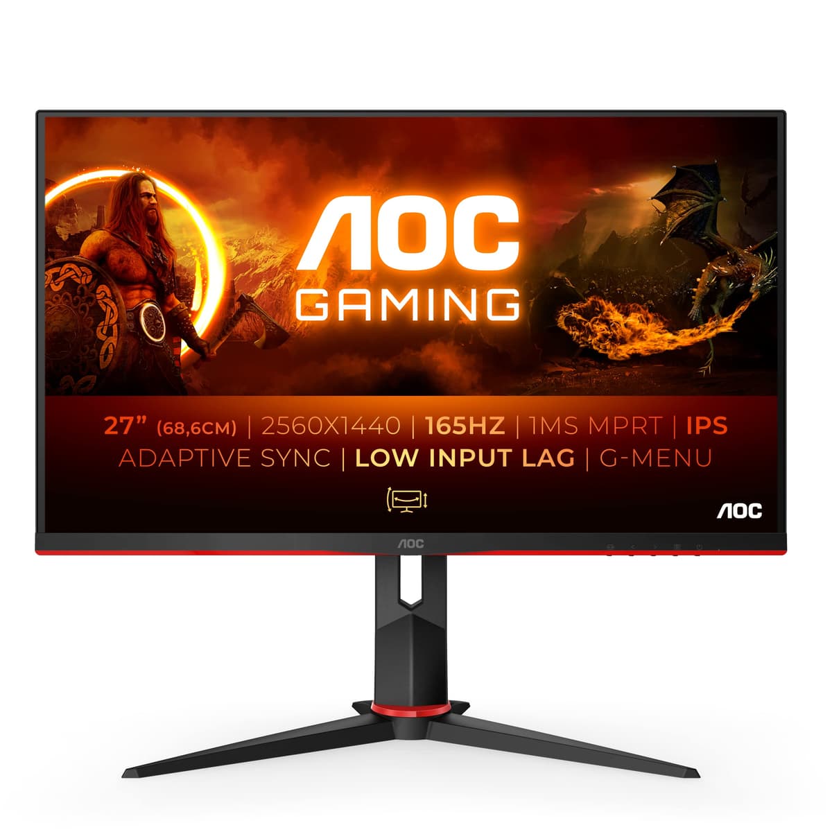 AOC Q27G2S/EU Monitor 27" QHD 2560x1440