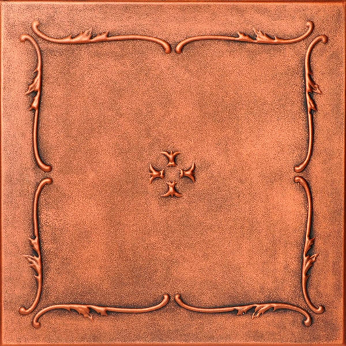 Baldosa de techo espuma À LA MAISON R05 Spring Buds (384 sq. ft./Case), Pack 144, Antique Copper r05ac-144