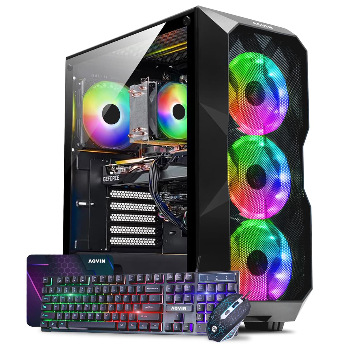 AQVIN AQB70 - PC gaming con Intel i7, 32GB RAM, 1TB NVMe y GeForce GTX 1660 6GB