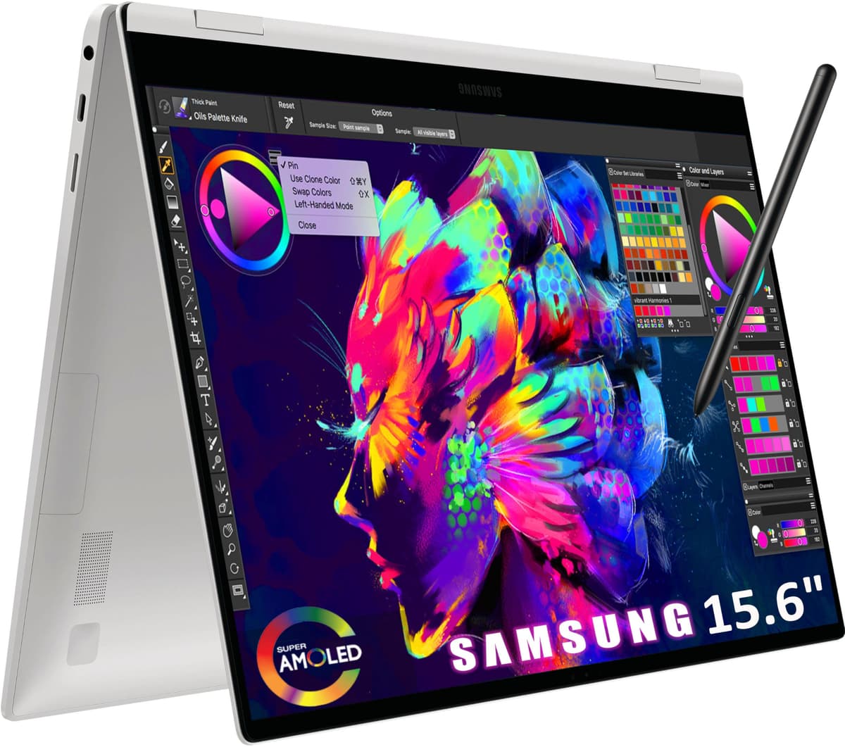 Samsung Galaxy Book Pro 360 15.6" FHD 2 en 1 con S Pen, Intel i7-1260P, 16GB, 1TB, Win 11 Pro Galaxy Book3 Pro 360
