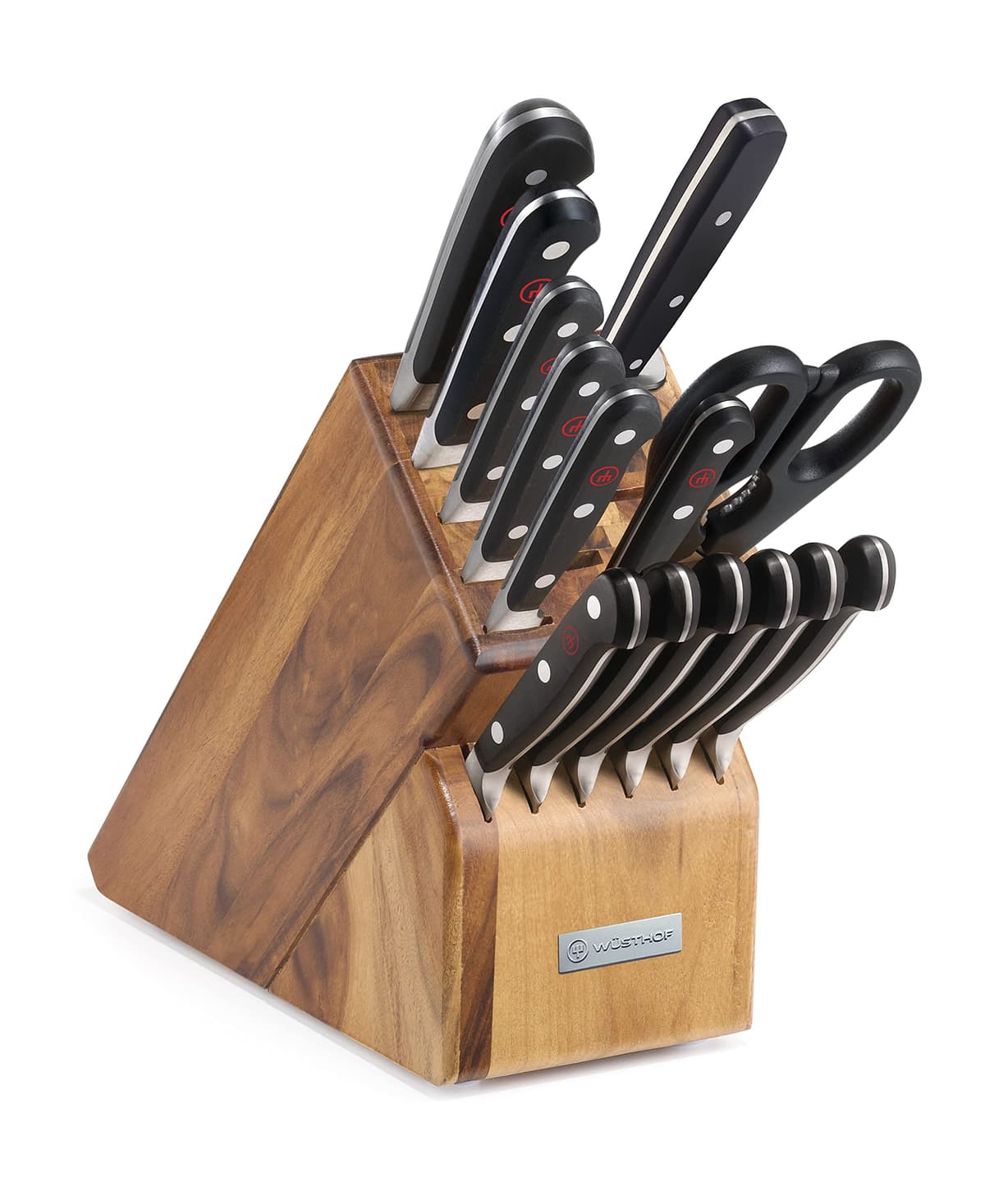WÜSTHOF Classic set de cuchillos de 15 piezas con bloque 1090171501