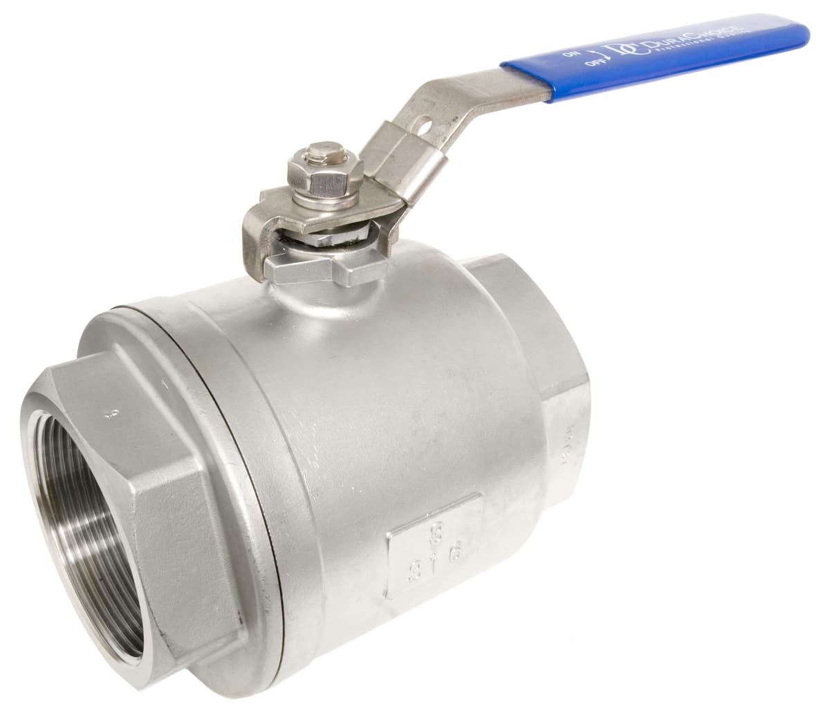DuraChoice Válvula de bola 3" acero inoxidable 316 2 piezas paso completo 1000WOG VBS02-300