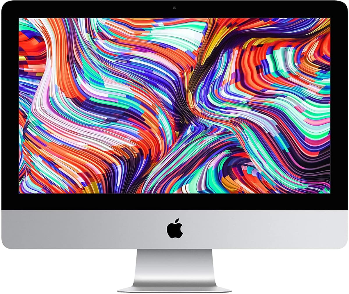 Apple iMac 2019 con pantalla Retina 4K de 21.5", Intel Core i5, 8GB RAM, 256GB SSD - Plateado (Reacondicionado) MRT42LL/A
