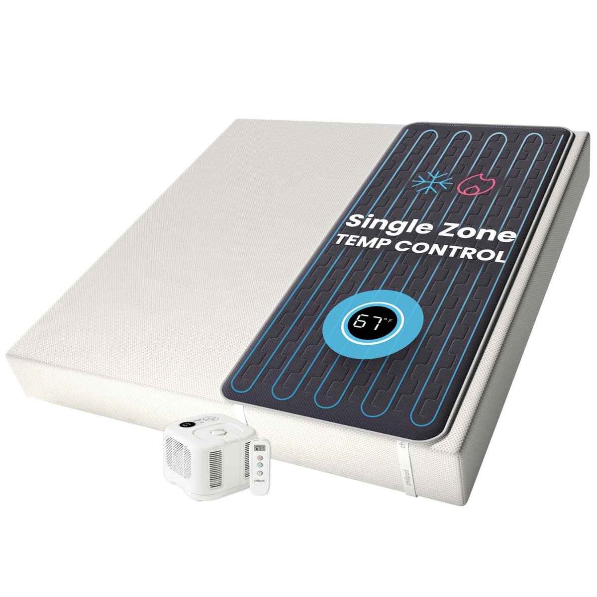 Sleepme Chilipad CP500 - Sistema Chilipad Cube para enfriar y calentar colchón ME Half Queen