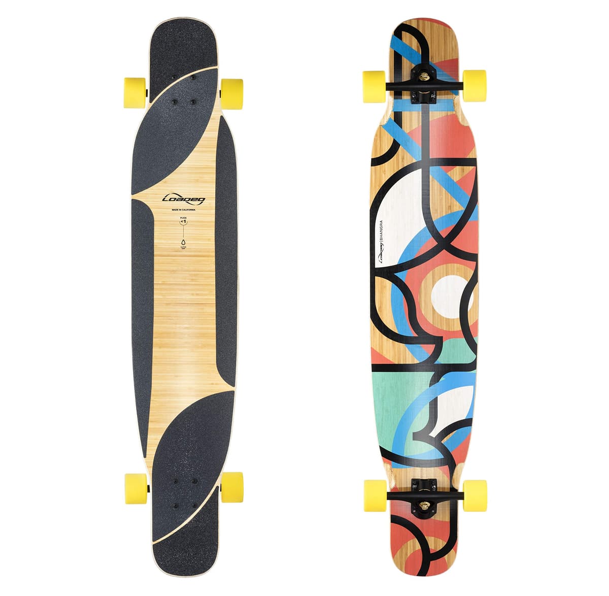 Loaded Bhangra V2 Bamboo Longboard Complete (86a Stimulus, Flex <1) BH2P8BMSY1