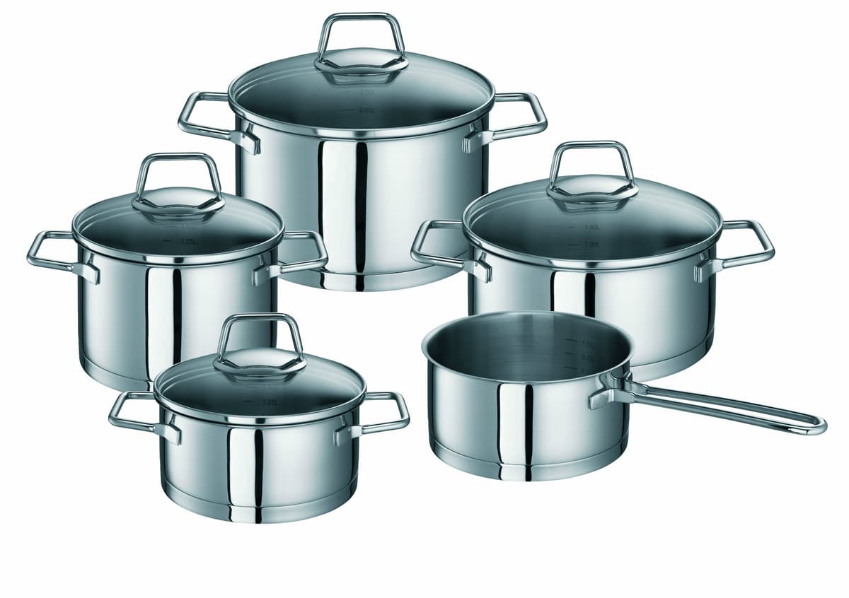Schulte-Ufer Set de ollas y sartenes Maxi Wega Set1046, 5 piezas