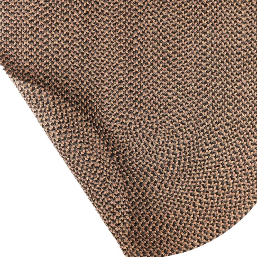 Super Area Rugs Sanibel Alfombra trenzada tweed interior/exterior - Shadow Tweed - 6' x 9' Oval RHO-SN86R072X108