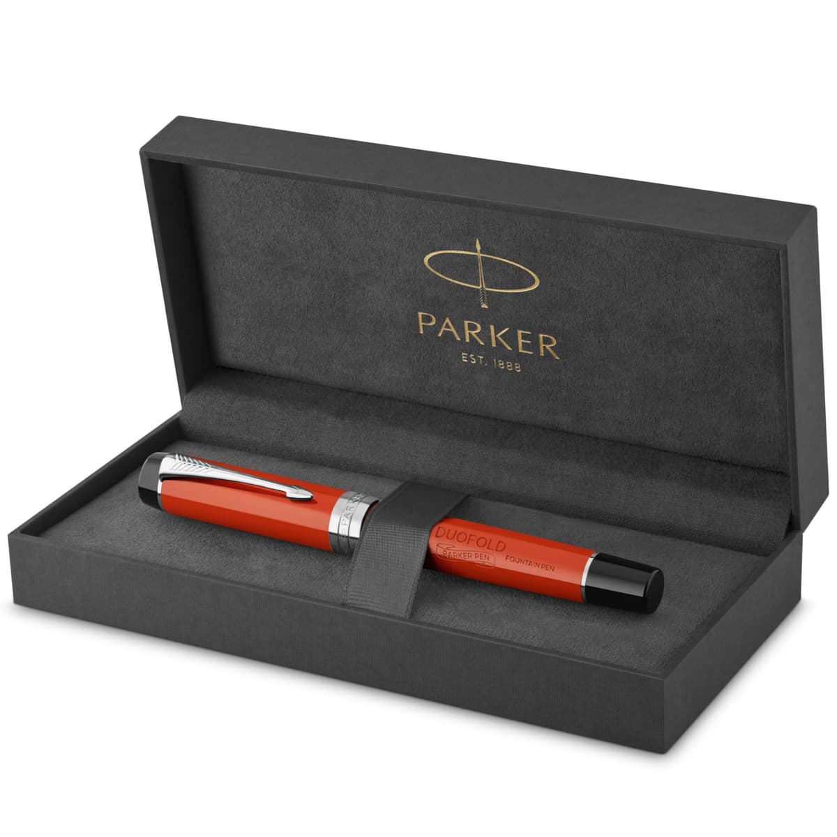 Parker Duofold Classic Big Vintage Red Pluma fuente roja, punta fina 1931375