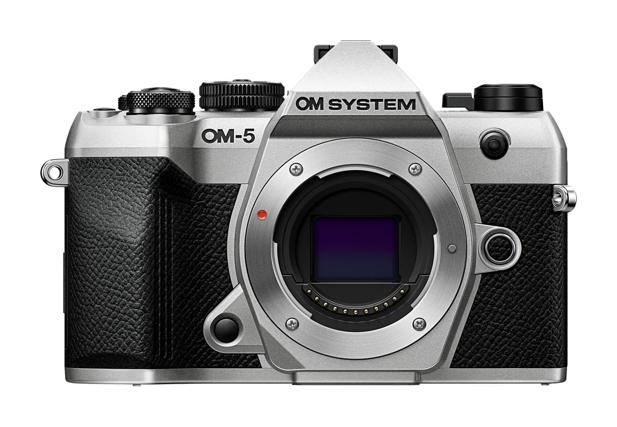 OM SYSTEM OM-5 Mark II Body Plateado - Cámara Mirrorless Compacta, Ligera y Resistente, 4K V210070SU000