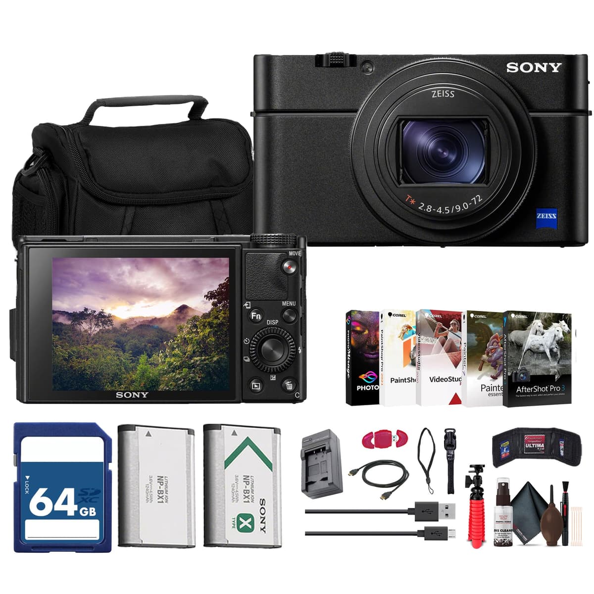 Sony Cyber-Shot RX100 VII (DSC-RX100M7) - 20.1MP 1-Inch, ZEISS 24-200mm, 64GB + Accesorios DSC-RX100M7_EDIAV_2