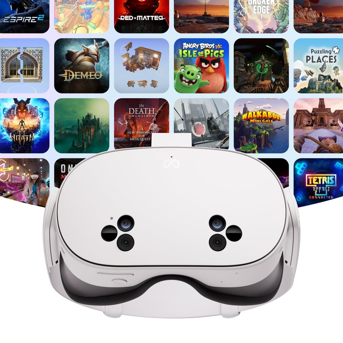 Meta Quest 3S 128GB - Realidad Virtual Inalámbrica con 24 meses de Juegos y Protección