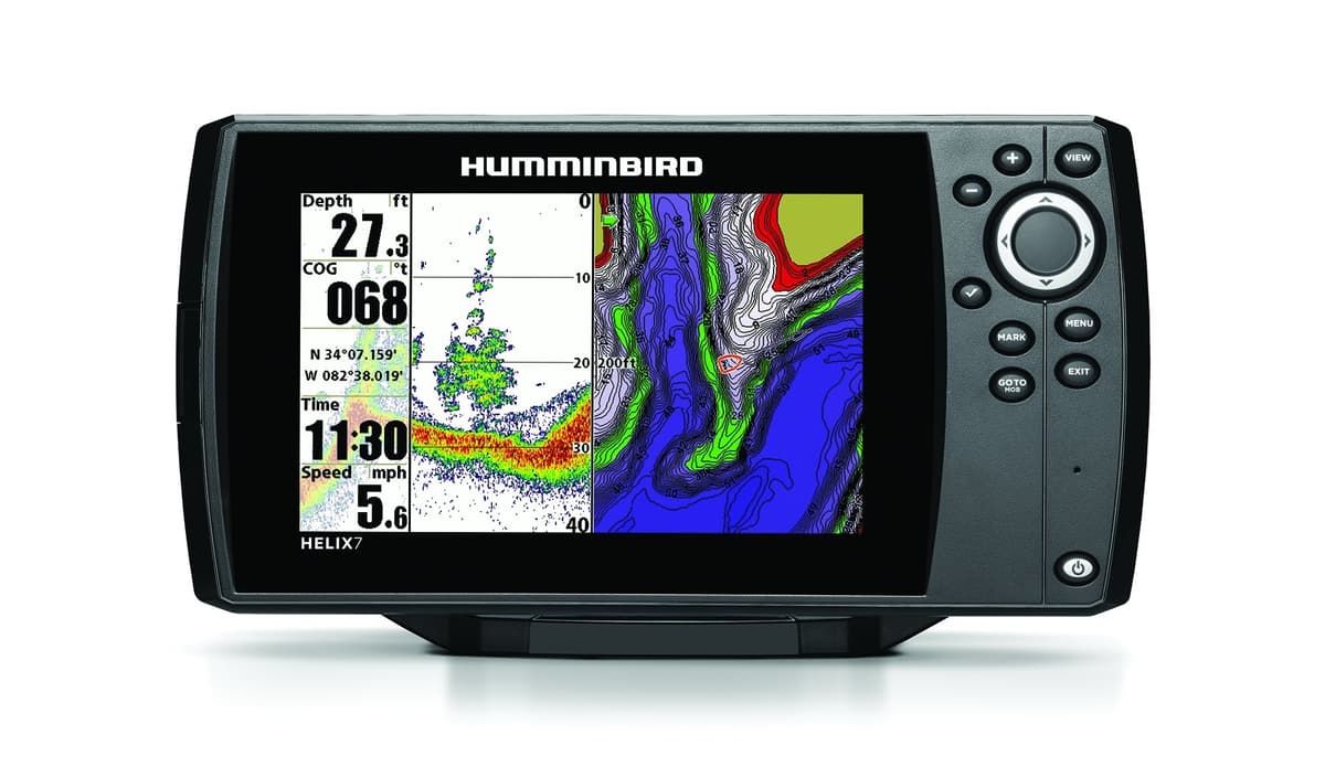Humminbird HELIX 7 Fishfinder/GPS con sonar Dual Beam Plus, modelo 409820-1