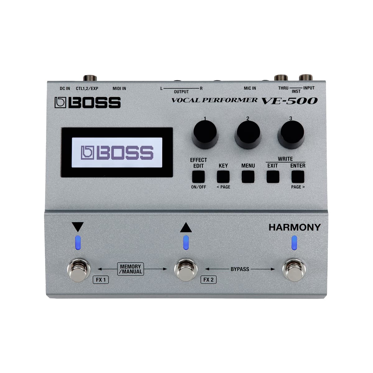 BOSS VE-500 Vocal Performer | Advanced Vocal Multi-Effects Unit for Singing Guitarists | Powerhouse Tools for your Pedalboard | Auto Harmony and Pitch Correction | Guitar Input | Vocoder | Looper B07H4LMDJ8-1