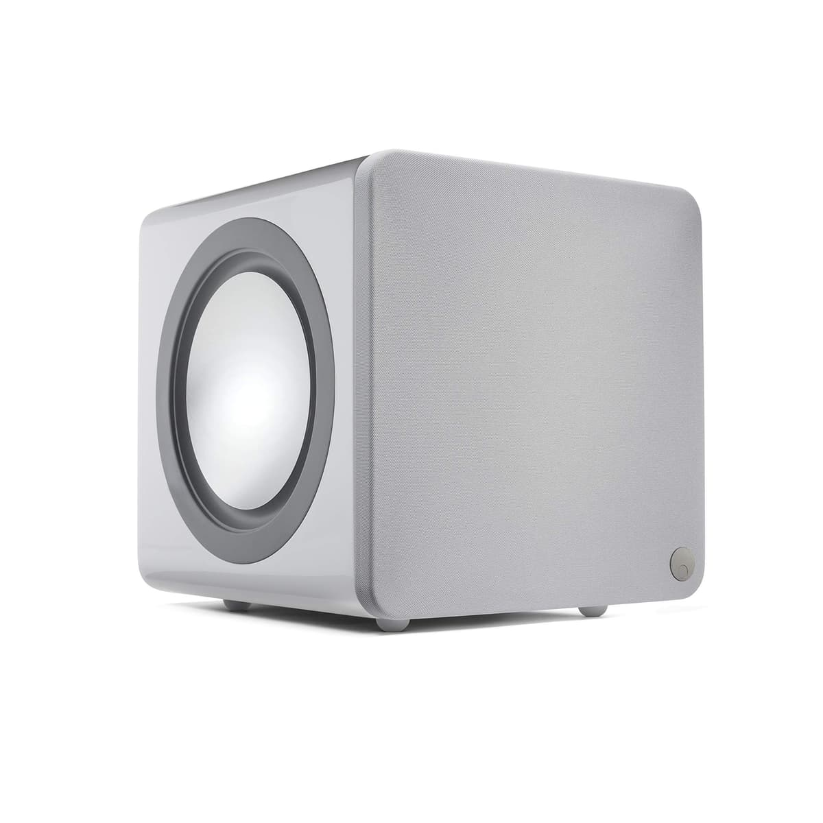 Cambridge Audio Minx X201 Subwoofer Activo de 200 W con Dos Drivers Auxiliares de Graves y Sonido Totalmente Ajustable - Blanco