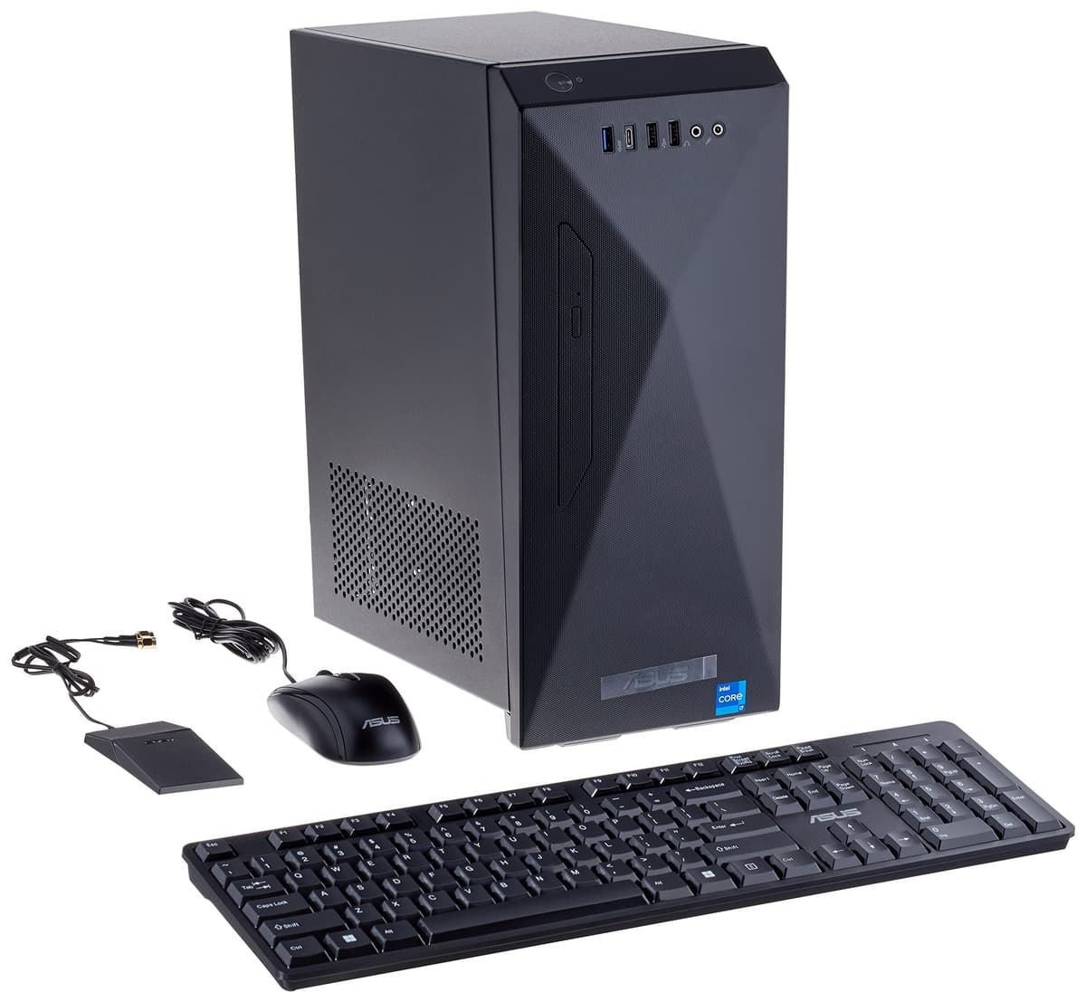 ASUS S501MD Desktop PC con Intel Core i7-12700, 16GB DDR4, 512GB PCIe SSD, Wi-Fi 6, Windows 11 Home, Negro, S501MD-DB704