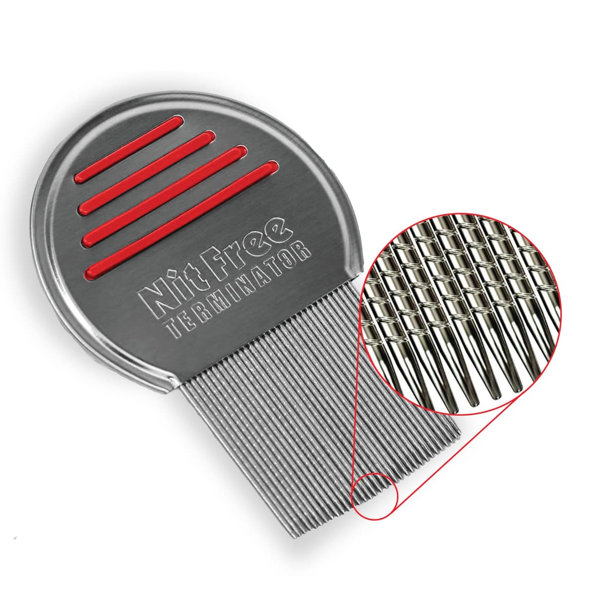 Nit Free Terminator Lice Comb - Peine Profesional Acero Inoxidable (Pack of 100) Terminator Lice Comb (100-Pack)