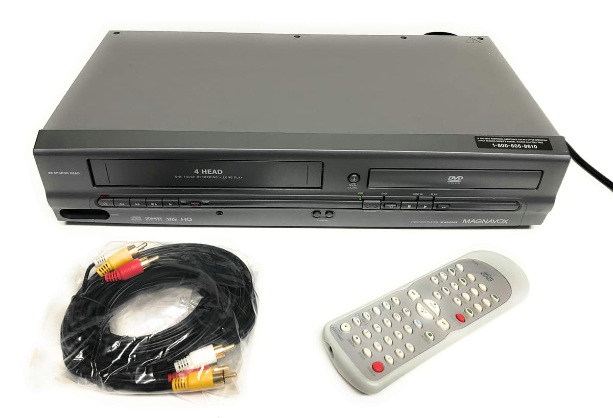 Reproductor combinado DVD/VCR Magnavox MWD2205