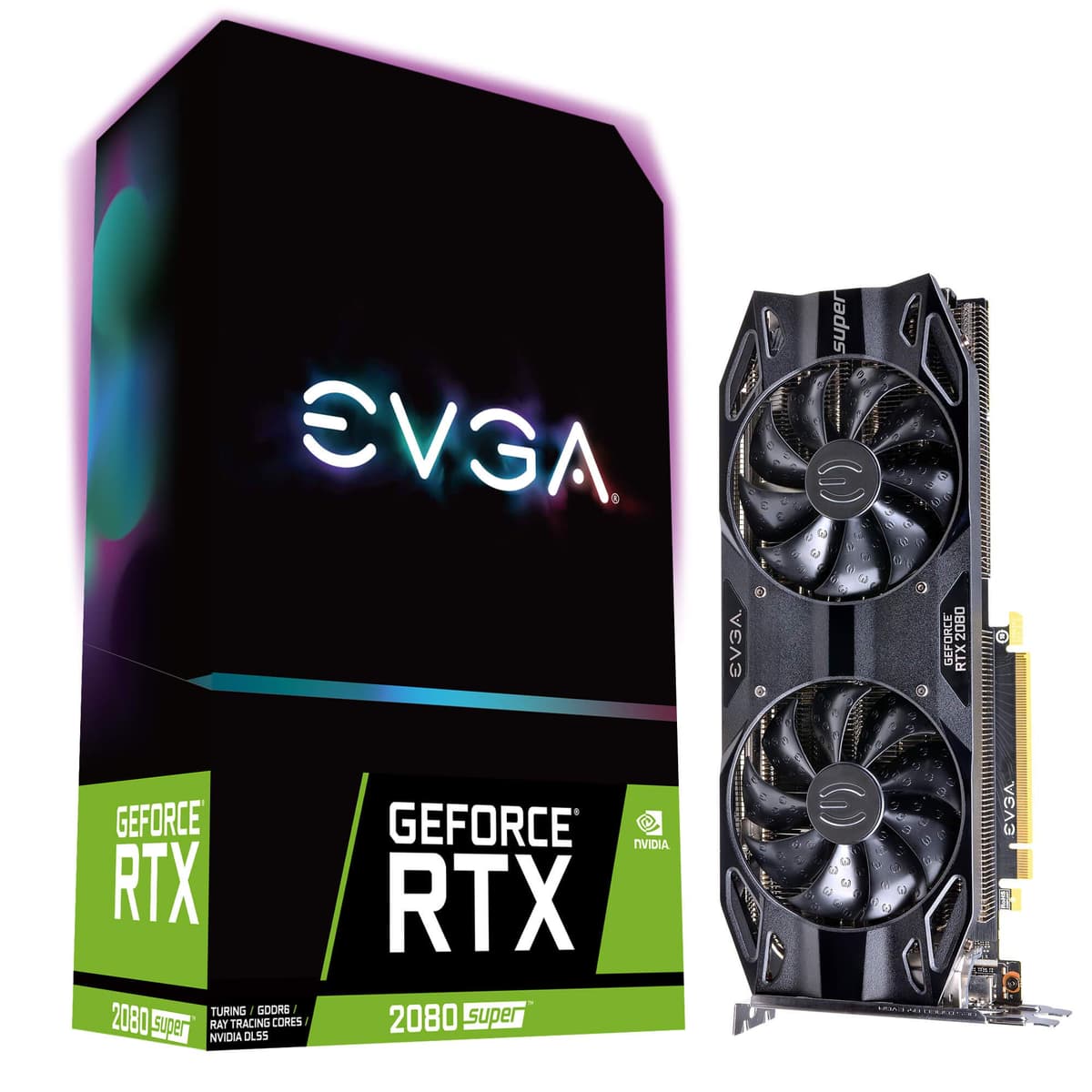 EVGA GeForce RTX 2080 Super Black Gaming 08G-P4-3081-KR, 8GB GDDR6