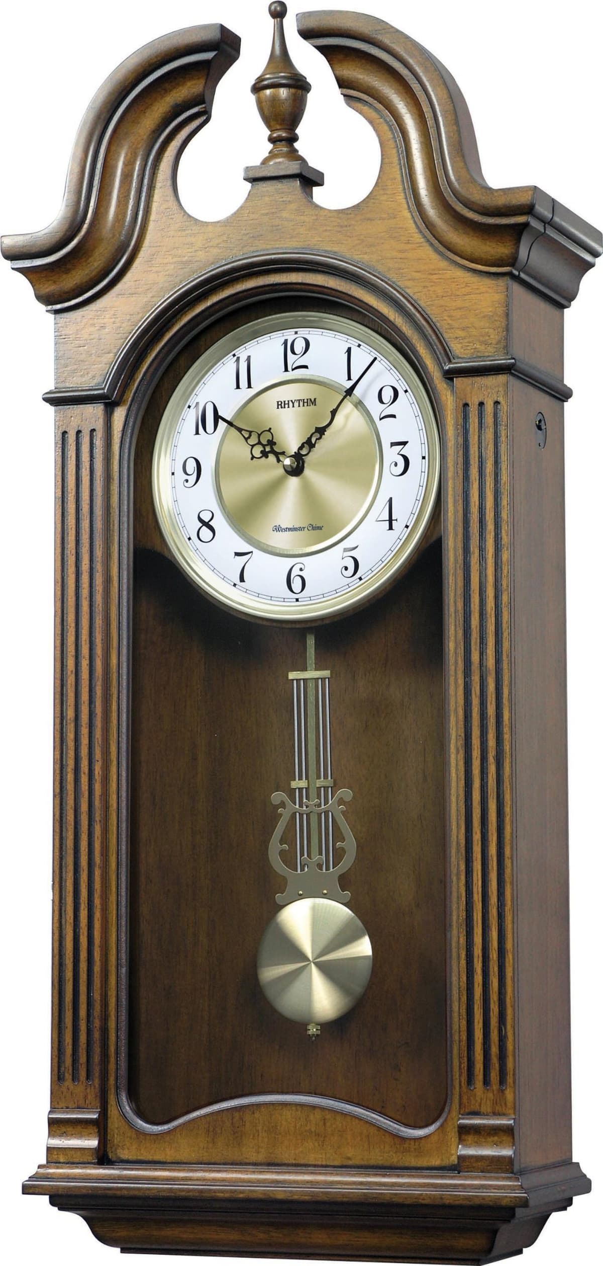 Rhythm Tiara II Reloj de repisa musical en madera CMJ539UR06