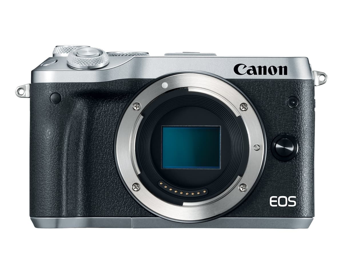 Canon EOS M6 (Cuerpo, Plateado) (Reacondicionado) 1725C001-cr