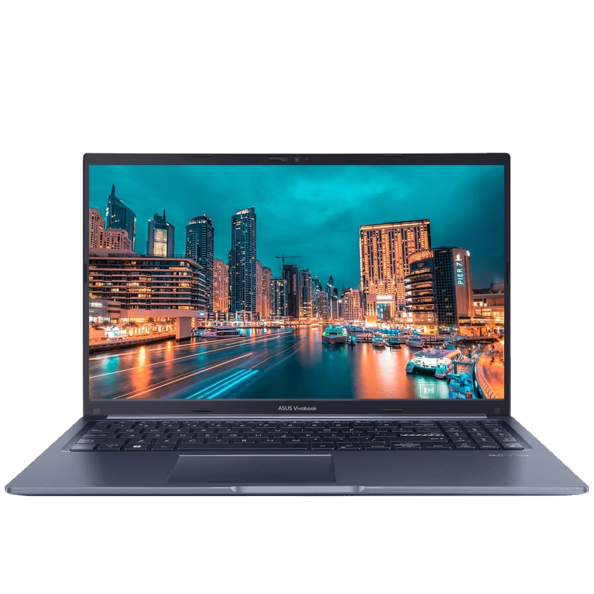 ASUS VivoBook 15 Slim 15.6" FHD Laptop, Intel i5-1240P, 16GB RAM, 2TB SSD PCIe, Gráficos Intel Iris Xe, Teclado Retroiluminado, Lector de Huellas, Wi-Fi 6, Windows 11 Pro, Azul (Reacondicionado)
