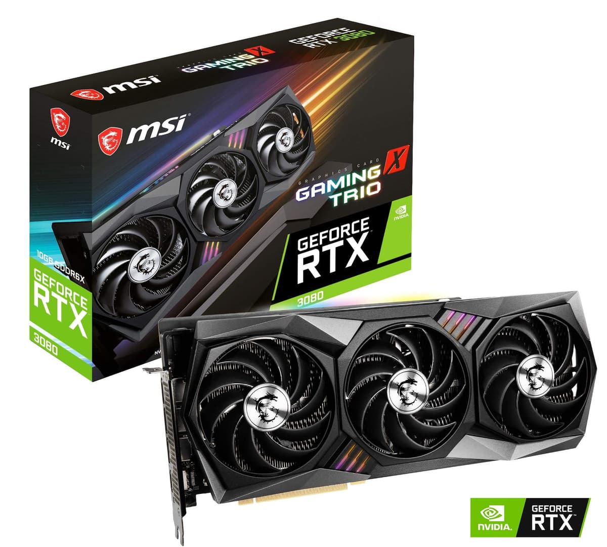 MSI GeForce RTX 3080 Gaming X Trio 10GB GDDR6X TRI FROZR 2 G3080GXT10