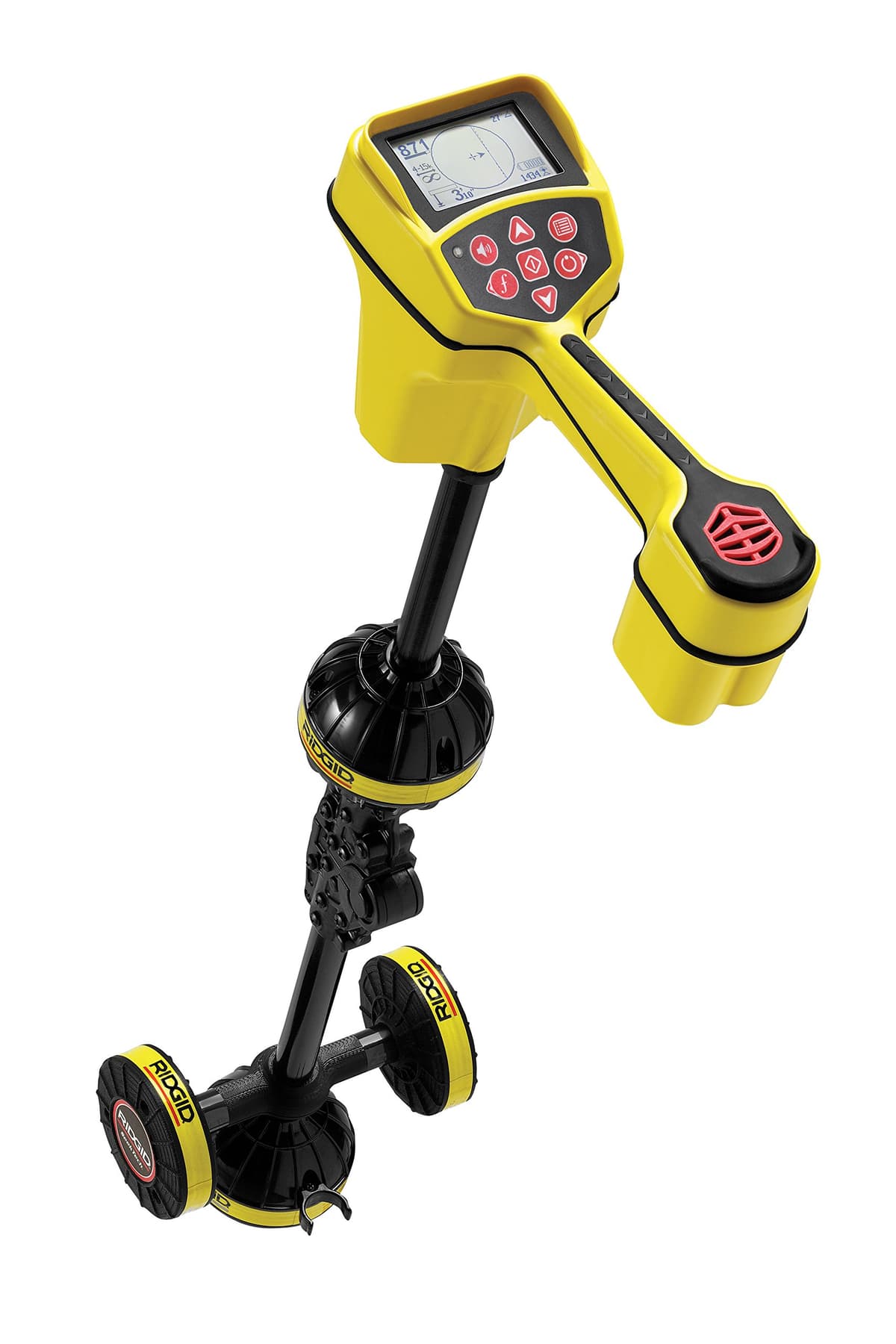 RIDGID 21893 SeekTech SR-20 Localizador de Tuberías y Receptor para Servicios con Sistema de Antena Omnidireccional y Diseño Compacto de Mástil Plegable